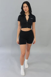 Frequency Skin Eclipse Short Sleeve Zip-Up