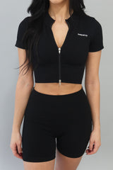 ECLIPSE SHORT-SLEEVE ZIP UP