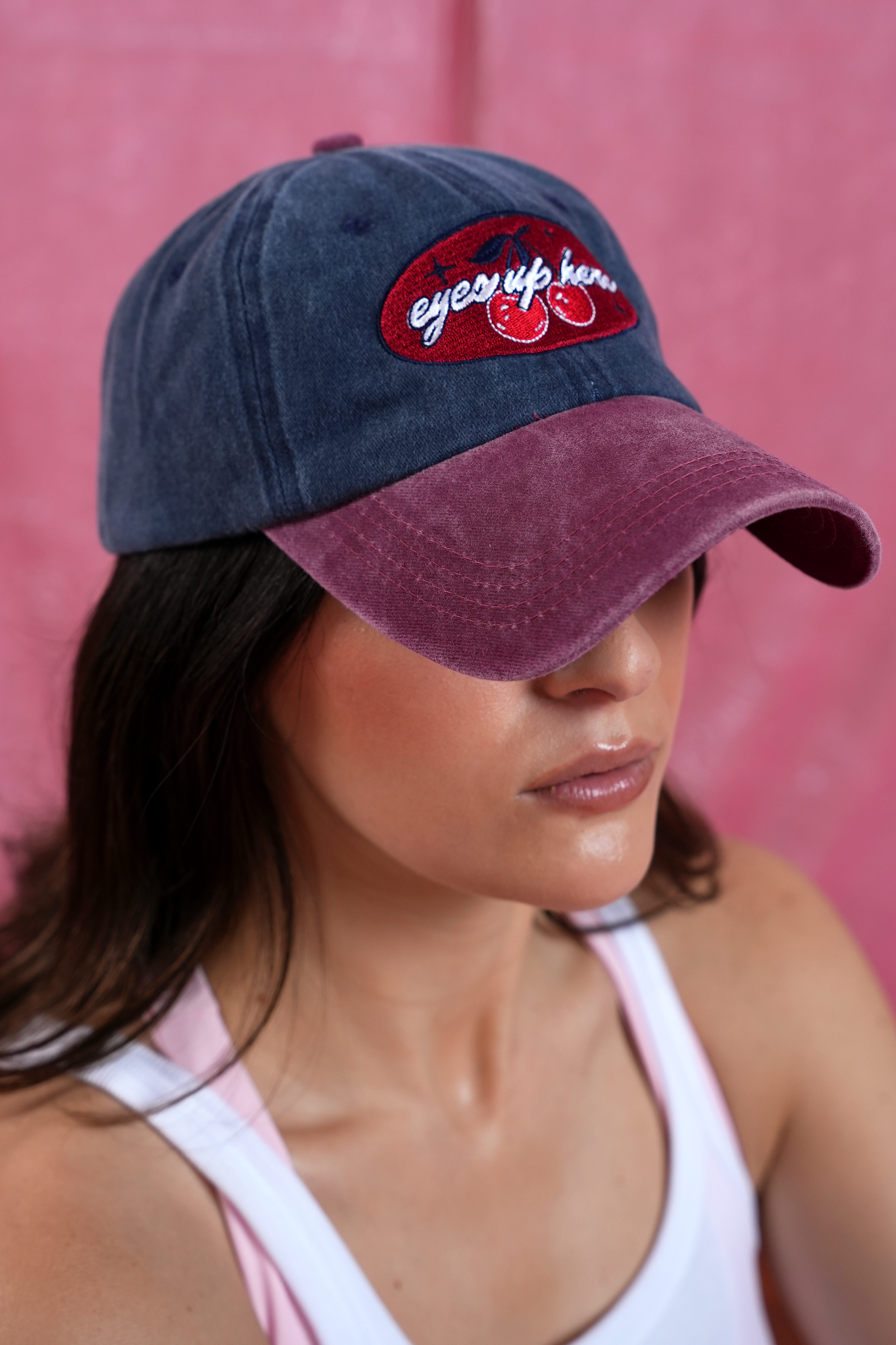 Eyes Up Here Cap